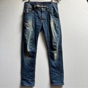 Nudie Jeans Grim Tim Denim Sz 32